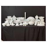 Assorted Milk Glass