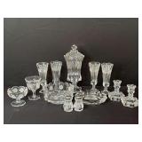 Fostoria Coin Pattern Glass Tableware Set