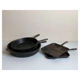 Cast Iron Skillets and Griddles