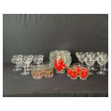 Holiday Glassware and Plate Assortment Set