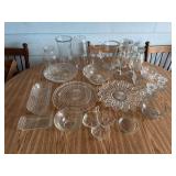 Clear Glass Tableware And Vases