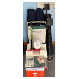 Outdoor Gear Lot With Coolers, Chairs, Metal Detector