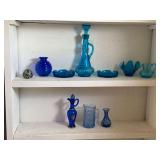 Blue Glassware Collection