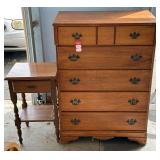 CB Atkin Co. Dresser And One Drawer Nightstand