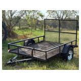 2002 Flatbed Utility Trailer- REBUILT TITLE