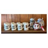 Beer Steins And Mugs Collection