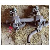 Vintage Dual Carb Manifold Set