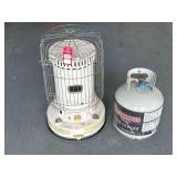 Dyna-Glo Kerosene Heater & Manchester Propane Tank