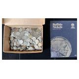 Buffalo Nickel Album & Coin Collection