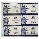 1999 & 2000 U.S. Coin Proof Sets