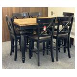 Counter Height Table and 6 Chairs