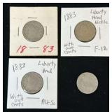 1883 Liberty Head Nickels