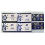 1999-2000-2001 U.S. Coin Proof Sets