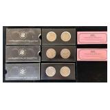 1971-1972-1974 U.S. Mint Eisenhower Dollar Collections