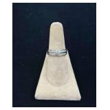 14K White Gold Wedding Set