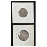 1867 Shield Nickels