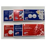 2003-2004-2005 U.S. Coin Proof Sets