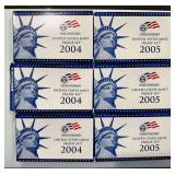 2004 & 2005 U.S. Coin Proof Sets