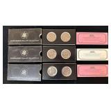 1976-1977-1978 U.S. Mint Eisenhower Dollar Collections