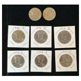 1991-1998 Kennedy Half Dollars