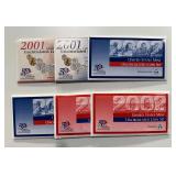 2001 & 2002 U.S. Coin Proof Sets