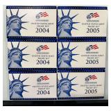 2004 & 2005 U.S. Coin Proof Sets
