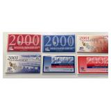 2000-2001-2002 U.S. Coin Proof Sets