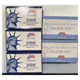 2008 & 2009 U.S. Coin Proof Sets