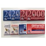 2000-2001-2002 U.S. Coin Proof Sets