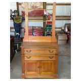 Early Wash Stand with Towel Rack