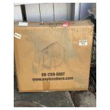 DH-1709-Gray Dog House Kit Gray White