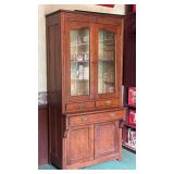 Vintage Oak China Cabinet