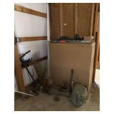 Inversion Table New in Box and Garage Corner Contents