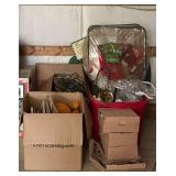 Holiday Decor, Lights, Dishes, And Tableware Lot