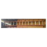 Louisville 24 Ft Fiberglass Extension Ladder