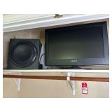 Curtis 22' LCD TV With Logitech Z906 Subwoofer