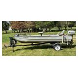 Richline Aluminum John Boat with Trailer