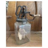 Dandy Glass Butter Churn