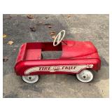 Vintage Fire Chief Pedal Car