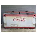 Coca-Cola Ice Chest Cooler With Metal Lids