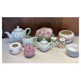 Floral Pottery and Decor