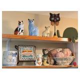 Cat Figurines And Louisville Stoneware