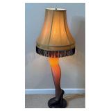 Red Rider Leg Lamp With Shade And Instructions