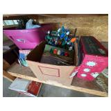 Holiday Decor Lot With Lights And Figures