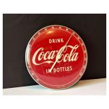 Coca-Cola Drink In Bottles Metal Thermometer