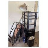 Office Storage Lot W/ Chairs And Lamp