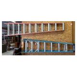 Werner FS108 8-Foot and Louisville Extension Ladders