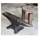 Vintage Arm & Hammer 240# Anvil with Stand