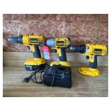 DeWalt Cordless Drills With Charger