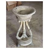 Decorative Cast Plant Stand with Bowl Top